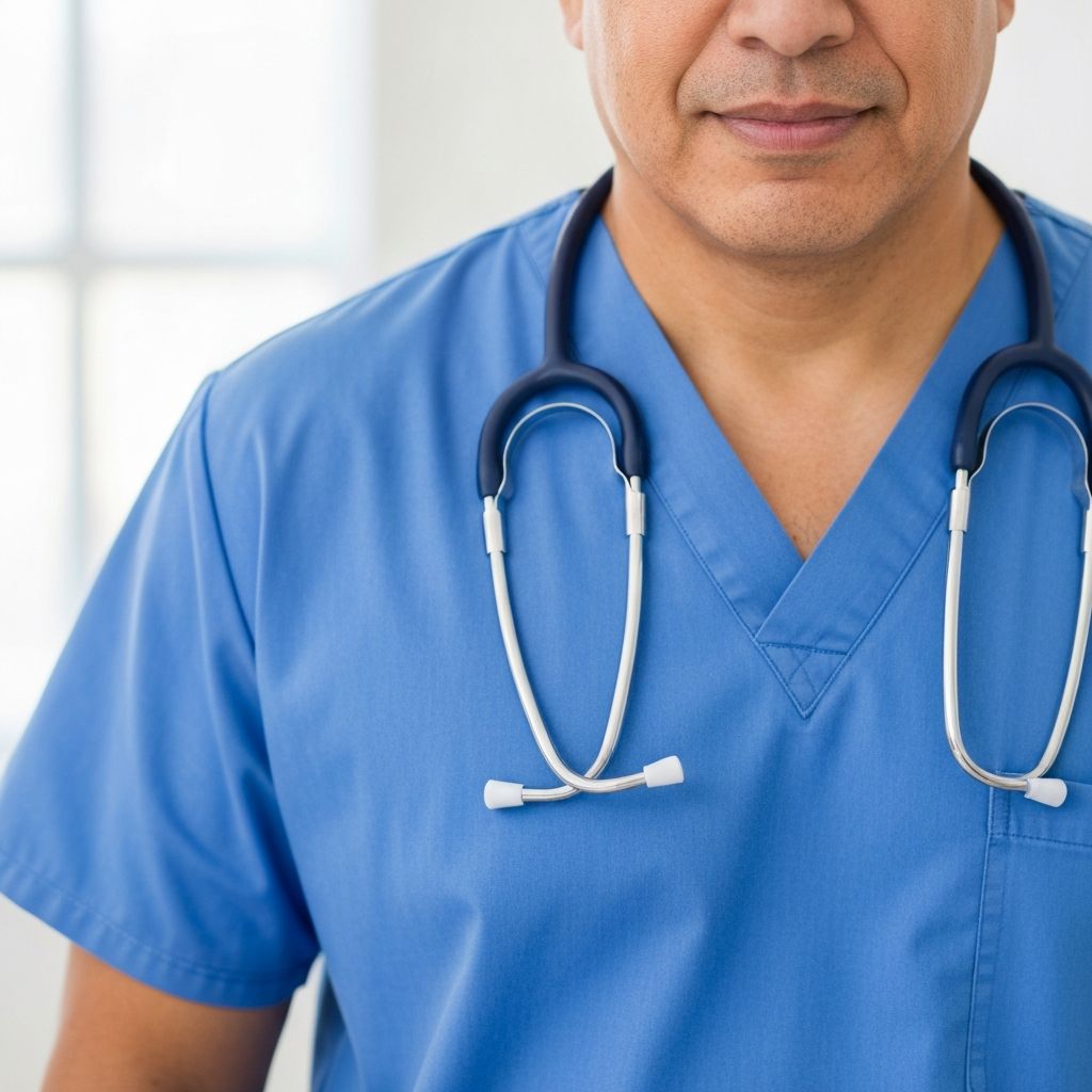 Blue Medical Scrubs